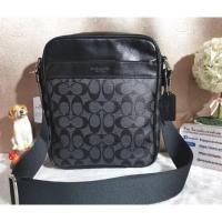 ราคา COACH F54788 CHARLES FLIGHT BAG IN SIGNATURE COLOR : CHACOAL/BLACK (1076616748)