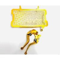 ราคา GOLD 2 อย่าง การ์ด ทอง M SLAZ +มือ เบรค CNC ทอง หล่อเเบบ คุ้ม คุ้ม (5168366284)