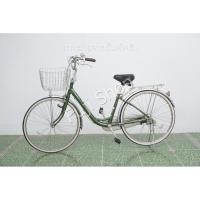 ราคา จักรยานแม่บ้านญี่ปุ่น - ล้อ 26 นิ้ว - มีเกียร์ - อลูมิเนียม - Bridgestone - สีเขียว [จักรยานมือสอง] (25134192828)