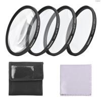 ราคา Camnoon 67mm Close-up Filter Kit 4pcs(+1,+2,+4,+10) Macro Filters Close-up Lens Filter Set with Filter Pouch Cleaning Cloth Replacement for Pentax Olympus Fuji DSL (19973338444)