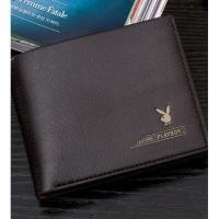 ราคา SALEกระเป๋าเงินทรงสั้น กระเป๋าผู้ชาย กระเป๋าสตางค์ผู้ชาย ลาย PLAYBOY พร้อมกล่อง (743862373)