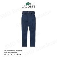 ราคา Lacoste กางเกงยีนส์ขายาว รุ่น Women's Denim Pants Code: HF2733 10 RNE (22656390014)