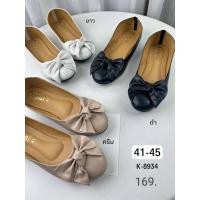 ราคา รองเท้าคัทชูไซส์ใหญ่41ถึง45แฟลตเตี้ยแต่งโบว์ใหญ่. (23647796556)