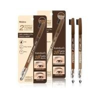 ราคา Mistine มิสทิน ดินสอเขียนคิ้ว เพอร์เฟ็ค ทูโทน 2หัว แบบเหลา 1กรัม (27917087429)