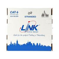 ราคา LINK สายแลน UTP CAT6 รุ่น US-9126LSZH (600MHz) ความยาว 305 เมตร/กล่อง (25443640040)
