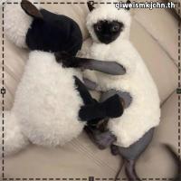 ราคา W เสื้อผ้าแมวไร้ขนสัตว์ฤดูใบไม้ร่วงฤดูหนาวหนาขนแกะ-ขนแกะที่อบอุ่นสี่ขาเสื้อผ้าสฟิงซ์เยอรมันแมวแกะ Fle (27539530881)