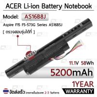 ราคา รับประกัน 1 ปี แบตเตอรี่ โน้ตบุ๊ค แล็ปท็อป ACER AS16B8J AS16B5J 5200mAh Battery Aspire E15 E5-575G E5-575G-53VG (5947741671)
