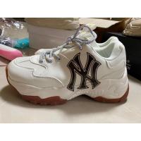 ราคา MLB รองเท้าผ้าใบลายNY สีขาวเบอร์US7/38 (12271364263)