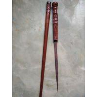 ราคา ไม้ตะพดเสือซ่อนเล็บไม้สักยาว84ซม.มีสนิมสภาพมือสอง (16294810840)