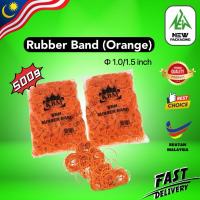 ราคา ยางรัดสีส้ม คุณภาพสูง 1.0/1.5 (500g/Pkt) | Getah Penikat Jingga Berkualiti (43128151843)