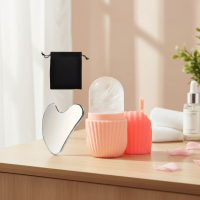 ราคา ชุดนวดหน้าพร้อมลูกกลิ้งน้ําแข็งและแผ่นขูดสแตนเลส 1/3 ชิ้น (29343058022)