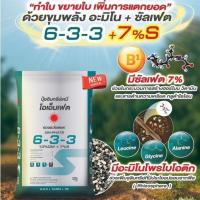 ราคา (ยกกระสอบ25kg) 6-3-3 ซัลเฟต โอเอ็มเฟต #ดวงตะวันเพชร อินทรีย์เคมี ปุ๋ยซัลเฟต ขนาด25กก (26667798761)