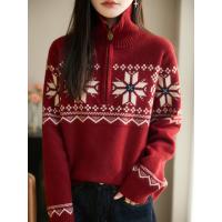 ราคา เสื้อกันหนาวสุภาพสตรี Benming สีแดง คอลเล็กชั่น Phil Island (52605556996)