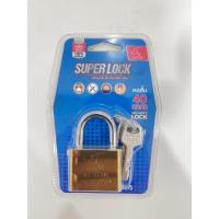ราคา SUPERLOCK ตราแรด กุญแจล็อก แม่กุญแจ คอสั้น 30mm. , 60mm. ราคาถูก (27986676724)