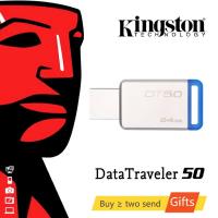 ราคา Datatraveler Kingston แฟลชไดรฟ์ USB 64GB 32GB 16GB 8GB Dt50 ความเร็วสูง (19880154835)