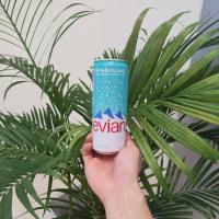 ราคา น้ำแร่โซดา น้ำแร่ธรรมชาติมีฟองจากเทือกเขาแอลป์ ฝรั่งเศส Evian Sparking Mineral330ml (42170433504)