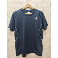 ราคา (Q114) Adidas เสื้อออกกำลังกาย สีกรมท่า เนื้อผ้า Climalite อก 40" ยาว 25" (40124953193)