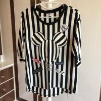 ราคา เสื้อยืดแขน 5 ส่วนลายทาง (4715927788)