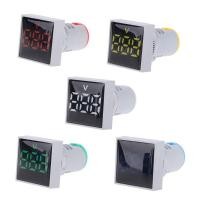 ราคา BT Square Voltmeter AC 20-500V Volt Meter Panel LED Digital Voltage Indicator Light (44015611253)