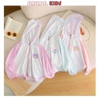 ราคา 3-15y Girls Sanrio เสื้อแจ็คเก็ตกันแดดเด็ก Cinnamoroll Kuromi Melody เสื้อคลุมกันแดดมีฮู้ด (25282080051)