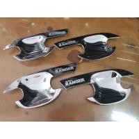 ราคา เบ้ารองมือเปิดประตู Ford Ranger 2015-2019 โครเมียม /ดำด้าน ถ้วยรองมือเปิดประตู (1159569613)