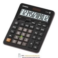 ราคา เครื่องคิดเลข สีดำ คาสิโอ GX-12B แถมฟรี ปากกาลูกลื่น 0.7 มม. สีน้ำเงิน คละสี ควอนตั้ม Sense 4 ด้าม (1662102515)