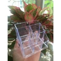 ราคา กล่องอะคริลิค กล่องใสใส่เครื่องสำอางค์ กล่องอะคริลิคใส่เครื่องสำอางค์ กล่องจัดระเบียบ กล่องคะคริลิคใส6ช่อง (12555255372)