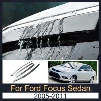 ราคา กันสาด Ford Focus MK2 Sedan2005-2011 2006 2007 2008 2009 2010 กันสาดรถยนต์ นหนาพิเศษ คิ้วกันสาด กระจกคิ้วฝน กันสาดคิ้ว ชุดกันสาดประตู เกรดPremium (51901514373)