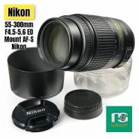 ราคา Nikon AF-S 55-300mm F4.5-5.6G ED VR #กันสั่น + Hood Mount AF-S Nikon (25442997218)