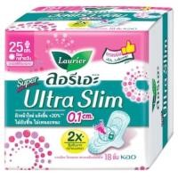 ราคา ลอรีเอะผ้าอนามัยซุปเปอร์อัลตร้าสลิม 25ซม.18ชิ้น (7357439813)