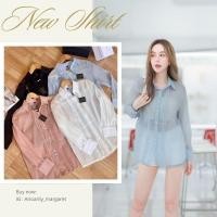 ราคา เชิ้ตแขนยาวผ้าแก้วซีทรู (27432277368)