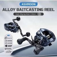 ราคา CYLIUS ASHMOON Alloy Baitcasting Max Drag 6Kg 8.1:1 High Gear Ratio Long Handle BFS Reel/All Purpose Reel/ Sea Fishing R (55651458748)
