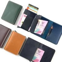 ราคา Slim wallet RFID protector smart card holder leather smart card wallet (22187223726)