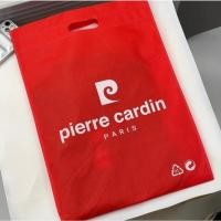 ราคา Pierre Cardin กระเป๋าถือผ้าแคนวาสสีแดงคุณภาพสูง - ถุงของขวัญหรูหรา (TD01) (40464538186)