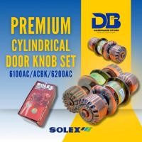 ราคา DB Solex Premium 6100AC/ACBK/6200AC ชุดลูกบิดประตูห้องน้ําล็อคทรงกระบอก - น้อยกุญแจ (49954533468)