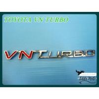 ราคา VN TURBO LOGO "RED" & "CHROME" STICKER Fit For TOYOTA // โลโก้ สีแดง สีโครม พร้อมกาวติด (15224241836)