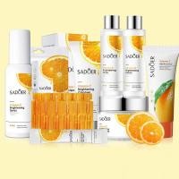 ราคา SADOER 8‐in-1 Vitamin C Whitening Skincare Set Herbal Anti-Aging & Moisturizing Treatment (29641982935)