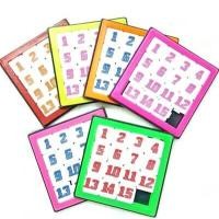 ราคา เกมส์เสริมทักษะสลับตัวเลข เกมเรียงตัวเลข เกมเลื่อนตัวเลข (1 อัน คละสี) (11781586142)