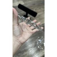 ราคา สร้อยคอโชคเกอร์เพชร miu miu style งานเกาหลี พร้อมส่งในไทยค่ะ (20531981891)