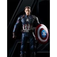ราคา [ส่งฟรี] Avengers Captain America กัปตันอเมริกา งาน Crazy Toys วัสดุ PVC สูง 30cm (4181130951)