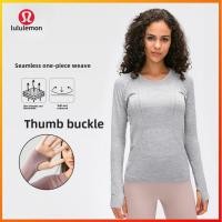 ราคา เสื้อออกกําลังกายแขนยาวแบบแห้งเร็วสําหรับผู้หญิง Lululemon: ระบายอากาศได้, ปราศจากตะเข็บ, สไตล์ Unitard, เหมาะสําหรับการวิ่งและโยคะ (42716418972)