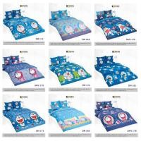 ราคา TOTO ชุดผ้าปูที่นอน ผ้าห่มนวม ลายการ์ตูนลิขสิทธิ์ ลายโดเรมอน ชุดเครื่องนอนโตโต No.6605 (2084781075)