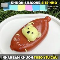 ราคา กล้วย หมี แม่พิมพ์ซิลิโคนรูป แม่พิมพ์รูปปั้น เยลลี่ พุดดิ้ง ขอนไม้ เทียน (28440035617)