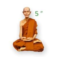 ราคา หลวงปู่มั่น ภูริทัตโต วัดป่าสุทธาวาส (หน้าตัก 5นิ้ว สูง18ซม.)งานไฟเบอร์หุ่นขี้ผึ้ง ห่มจีวรเสมือนจริง ท่านเป็นพระผู้ปฏิบั (16309607596)