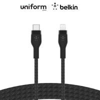 ราคา สายชาร์จ BELKIN BOOST CHARGE Pro Flex Double-Braided Silicone USB-C to L 1M (27022943815)