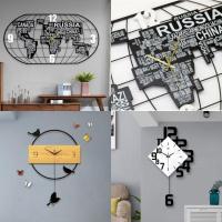 ราคา Liveinstyle นาฬิกาติดผนัง​ นาฬิกา แนวมินิมัล สุดเก๋ ⏲️ wall clock นาฬิกาแขวนผนัง นาฬิกาไม้​ งานเนี้ยบ ทำจากไม้​ เหล็ก (2232217323)