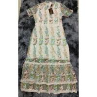 ราคา Miss bell เดรสยาวปะการัง งานปักสวยๆ ผ้าดีมาก (18836657779)