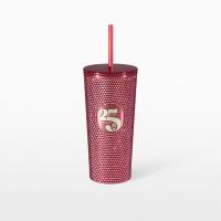 ราคา Starbucks Stainless Steel 25TH Pink Bling Cold Cup 16oz. (19884000243)