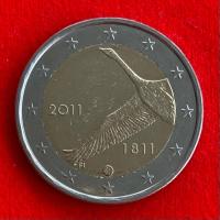 ราคา เหรียญยูโร ฟินแลนด์​​ Finland 2 euro ปี 2011 2€ Bank of Finland เหรียญต่างประเทศ (42367792031)