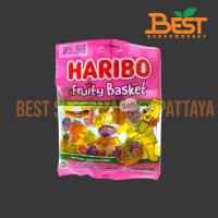 ราคา ฮาริโบ้ วุ้นเจราตินสำเร็จรูปกลิ่นผลไม้รวม 160 กรัม.HARIBO Fruity Basket 160 g. (41665622562)